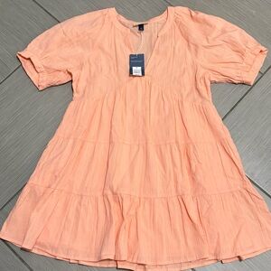 Universal Thread Coral Short Sleeve Dress